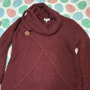 Miracle‎ USA SWEATER cowl Neck M/l Scandi Minimal Balletcore Fairy Resortcore